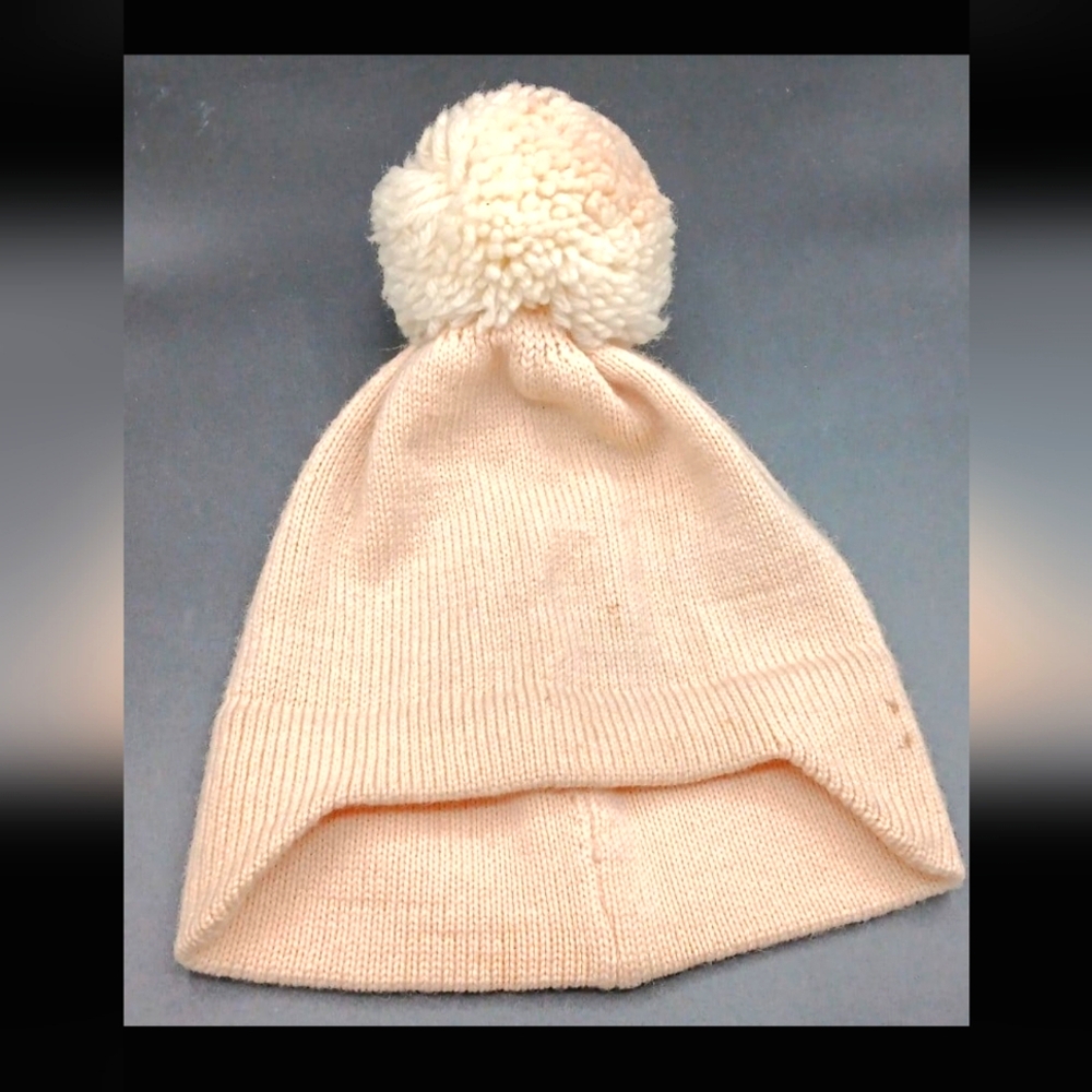 Scott USA Vintage 1977 Women's pink OSFA 100% Wool winter beanie hat